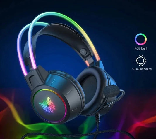 Pro RGB Wired Gaming Headset with Mic